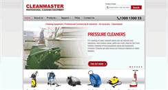 Desktop Screenshot of cleanmaster.net.au